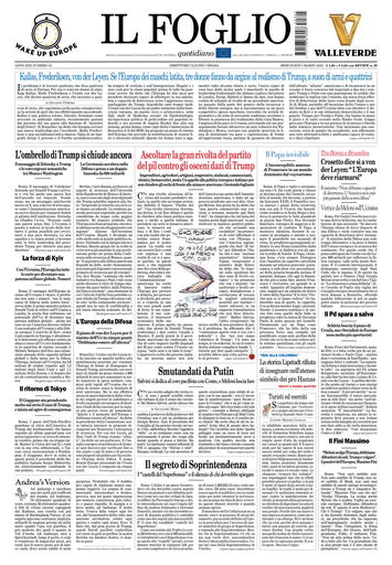 Prima-pagina-il foglio-messina-edizione-di-oggi-05-03-2025